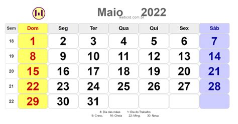 feriado nacional maio 2022